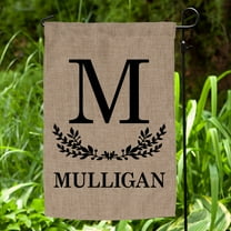 Initial and Name Personalized Garden Flag