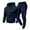 Navy, variant on Sweatsuits For Men 2 Piece Hoodies And Joggers Set Casual Athletic Sweatpants Hooded Sweatshirt Track Suit