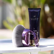 Westmore Beauty Blend & Blur Body Kabuki Brush & Self Tanner Brush, Oversize Body Blending Brush for Self Tanner, Makeup & Contour Blending - 80mm Dense Oval Kabuki Head Ensures Even (A-1PC)
