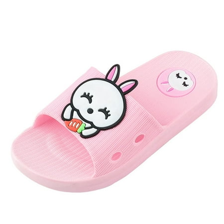 

Binmer Children Baby Kids Girls Boys Home Slippers Cartoon Rabbit Floor Shoes Sandals