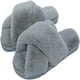 thumbnail image 1 of Chanclas cálidas pelo cruzado gris 38 39, 1 of 5