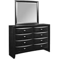 Modway Olivia 5Piece Queen Contemporary Bedroom Set in Black
