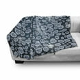 thumbnail image 3 of Diamond Soft Flannel Fleece Blanket, Diamonds Backdrop Carbon Atoms in Cubic Structure Superlative Physical Objects Art, Cozy Plush for Indoor and Outdoor Use, 50" x 70", Grey Dark, by Ambesonne, 3 of 6