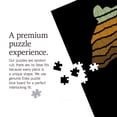 thumbnail image 2 of Lantern Press 1000 Piece Jigsaw Puzzle, Wander More, Black Bear, Abstract Mountain Scene, 2 of 5
