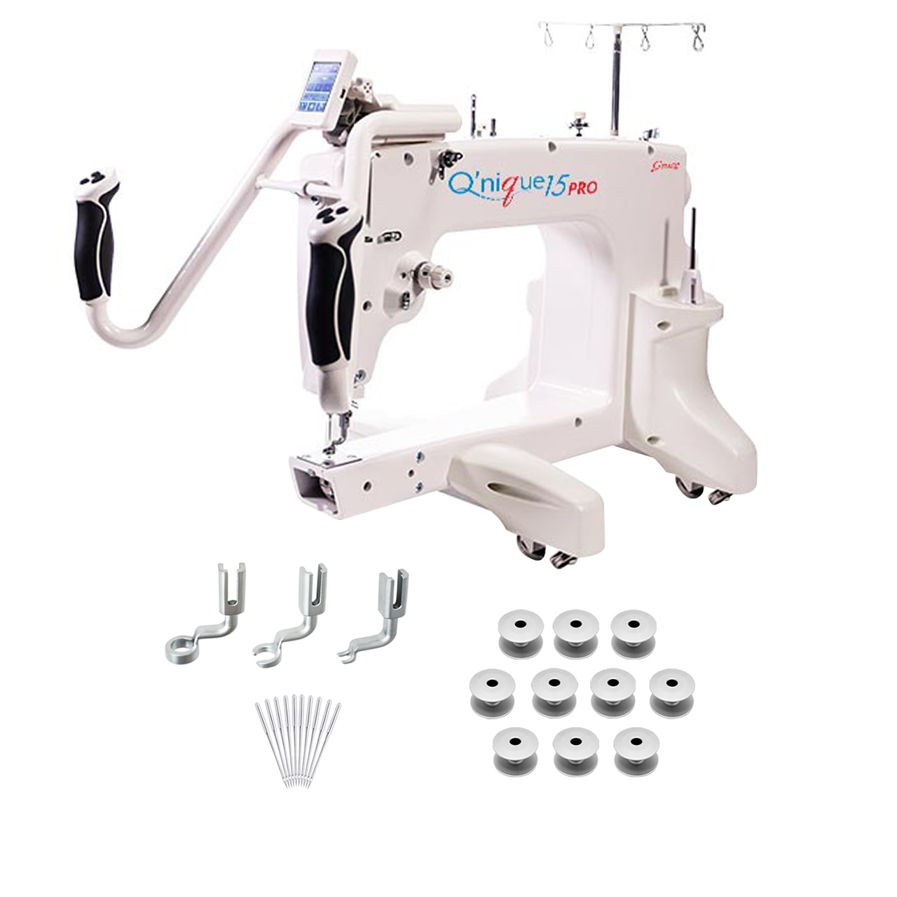 Grace Q'nique 15 Pro Midarm Quilting Machine with Bonus Bundle