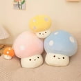 thumbnail image 5 of Juguetes de peluche de setas, plantas rellenas de setas bonitas, almohadas suaves Kawaii, decoración del hogar, regalo para niños, muñeca de setas roja/rosa/azul, 5 of 5