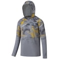 thumbnail image 2 of BASSDASH&nbsp;Youth&nbsp;UPF50+&nbsp;Performance T Shirt with Hood Long Sleeve Fishing Hiking Sun Shirt&nbsp;FS03Y, 2 of 9