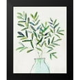 thumbnail image 2 of Swatland, Sally 15x18 Black Modern Framed Museum Art Print Titled - Spring Greenery Arrangement II, 2 of 5