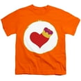thumbnail image 2 of Care Bears Cousins Brave Heart Lion Belly Kids T Shirt for Youth Boys and Girls, Orange, Large, 2 of 3