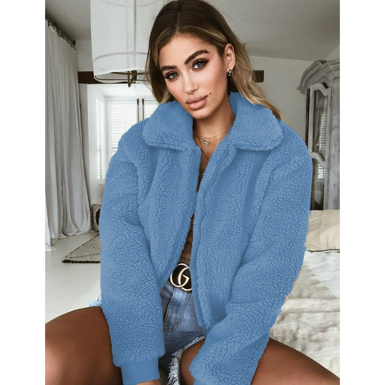 Teddy fleece cheap cardigan