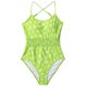 thumbnail image 2 of Augper Ladies Fashion Flower Print Tight Fitting Elastic Hollow Out Sexy Women's One-piece Swimsuit, 2 of 9