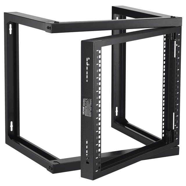 Soporte de pared para servidores VEVOR 9U para equipos de TI de 19 pulgadas
