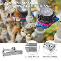 KONTONTY Angle Water Shut Off Valve Copper for Garden Plumbing 1 Set