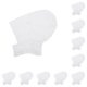 thumbnail image 3 of Minnieouse Gorro Hijab de fibra con amplio espacio para el pelo, turbante musulmán transpirable y que absorbe el sudor, color blanco Blanco 10Conjunto, 3 of 6