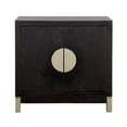 thumbnail image 7 of Coast To Coast Imports Medici 2-Door Wood Cabinet in Black and Gold, 7 of 7