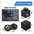 thumbnail image 4 of 3pcs Cubo Anti Estrés,fidget Cube,juguetes Para La Ansiedad Eo Safe Imports Negro, 4 of 5