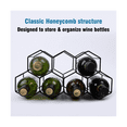 thumbnail image 2 of Wine Racks Countertop Wine Rack, Wine Bottle Holder, Small Wine Rack Freestanding Floor, Wine Holders Stands Gold, 2 of 6