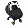 thumbnail image 6 of Baby Car Seat Cover, Cold Shield Carseat Canopy for Infant, with Zipper Peeping Window, Enlarge Space, 6 of 7