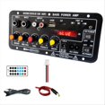 thumbnail image 1 of Amplifier Board with Optical Audio Bluetooth AMP USB FM Radio TF Player DIY Audio Subwoofer for Home Car(EU Plug), 1 of 5