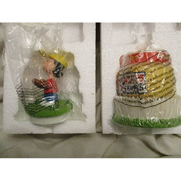 Peanuts Baseball Lucy Collectible Ceramic Candle Jar