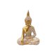 thumbnail image 1 of Estatua de Buda sentado, figura dorada de resina de 20 cm para decoración, 1 of 3