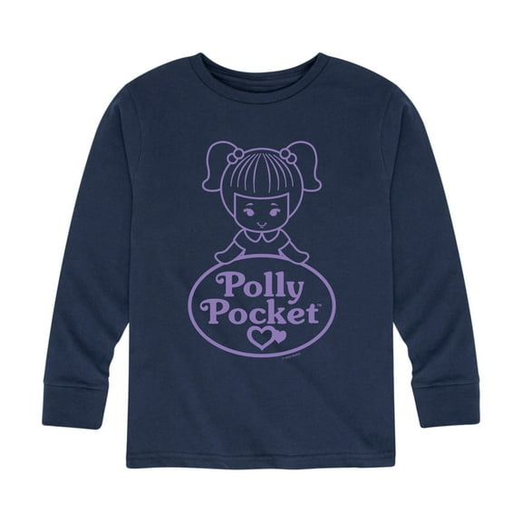 Polly Pocket - Logo And Doll - Toddler And Youth Long Sleeve Graphic T-Shirt