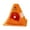 #01Orange - with Fluffy Ball, variant on XQWJWLA Funny Bad Cat Appears Sign Cat Bed - Roadblock Shaped Cat Cave Bed with Fluffy Ball Hanging & Blanket, Cozy Pod for Indoor Cats, Washable Foldable Cat Hideaway(Medium,15"x14")