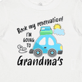 thumbnail image 4 of Inktastic Book My Reservation I'm Going to Grandma's Boys or Girls Baby T-Shirt, 4 of 5