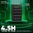thumbnail image 3 of Neewer Lp-e6n 2pcs Cargador Para Canon 5d 6d, 3 of 5