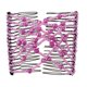 thumbnail image 2 of Perlas Mágicas Elástico Doble Peine para El Cabello Horquillas para El Cabello Señoras Fiesta Boda Nupcial Diario Herramientas para Peinar El Cabello Púrpura Soledad Magic Beads Hair Peines, 2 of 5