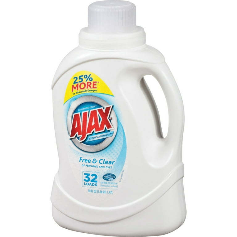 Ajax Free/Clear Laundry Detergent 1.47L CL PB49551 - Walmart.com