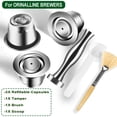 thumbnail image 5 of CAPMESSO Reusable Nespresso Pods,Refillable Stainless Steel Coffee Capsules with OriginalLine(3 Pod), 5 of 8