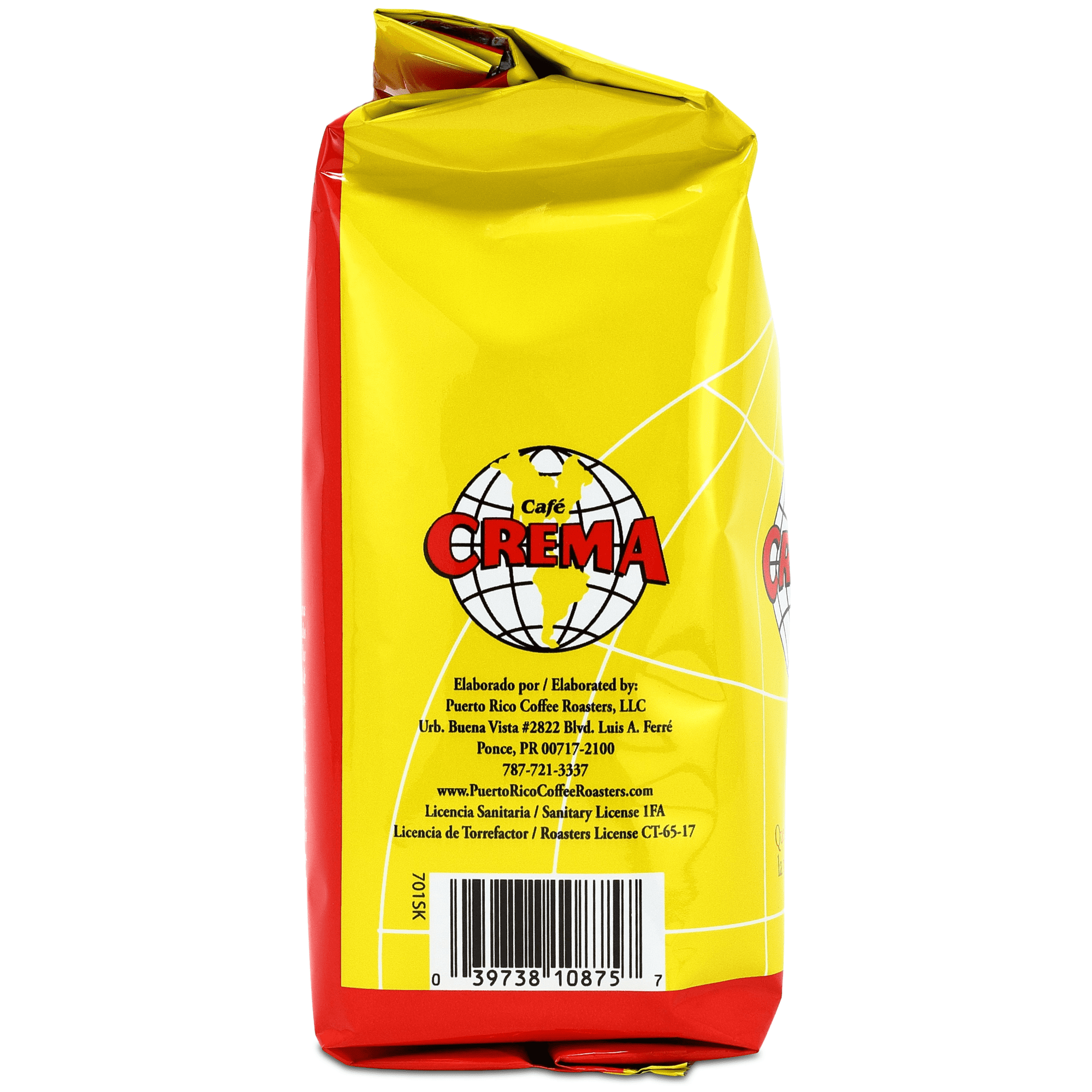 Cafe Crema Ground Coffee from Puerto Rico, Medium Roast, 8 ounce bag (Pack of 4)