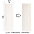 thumbnail image 2 of Allgala 4PK 3.3 x 9.8 FT (1x3M) Metalic Tinsel Party Photo Backdrop Curtains Door Fringe Décor-White-BD52601, 2 of 3