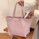thumbnail image 1 of Bolso de mano casual Bolso de hombro de nailon con cremallera Bolso con asa superior Bolso de compras grande, 1 of 9