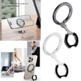 thumbnail image 4 of Misright Double Security Hoop Magnetic Phone Mount Rotating Foldable Desktop Holder, 4 of 13