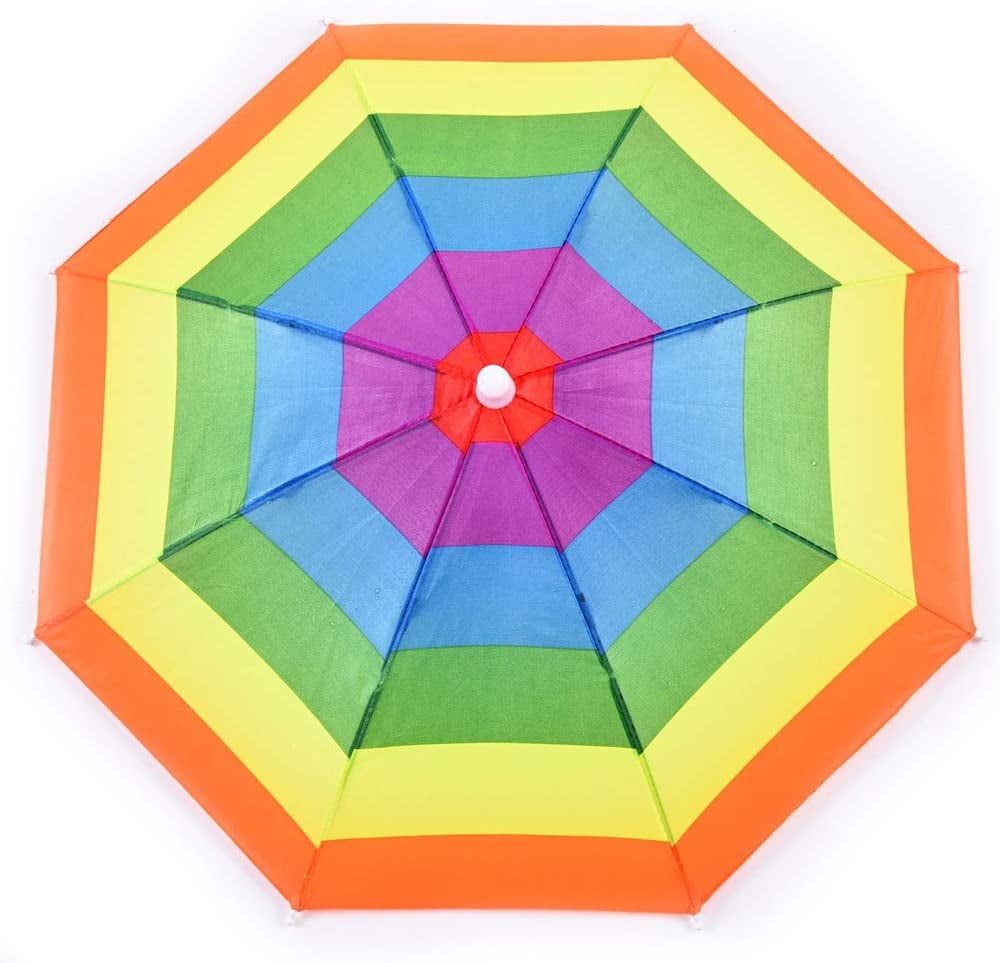 Foldable Umbrella Hat, Mini Parasol Hat 