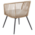 thumbnail image 2 of Bouclair Natural Outdoor rope chair beige, 2 of 5