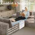 thumbnail image 4 of Kelyda 139'' U Shaped Sectional Couches, Modern Modular Boneless 8 Seater Large Foam Cloud Sofa Light Coffee, 4 of 8