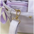 thumbnail image 6 of JUYGO Cute Ribbon Japanese Ita Bag Large Tote Crossbody Bag Messenger Bag for Women Aesthetic Bag Y2K Purse (White), 6 of 6