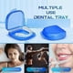 thumbnail image 3 of Teeth protection set 4 pieces, Ferula bruxism relief, teeth relief splint, sleep mouth guard, food grade thermoplastic material, bruxism prevention, A, 3 of 5