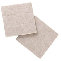 36 Pcs Square Felt Pads Furniture Floor Protection Pads Floor Protector Pads for Chairs