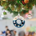 thumbnail image 6 of Beautynvta 4 Pcs Christmas Tree Decorations, 3.15'' Plastic Sweet Doughnuts Pendant, Shatterproof Christmas Dessert Hanging Decorations for Xmas Tree Windows Party Decor, 6 of 7