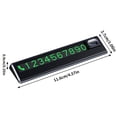 thumbnail image 3 of Aqestyerly Temporary Parking Sign Hidden Parking Number Sign Car Moving Phone Number Sign Car Ornaments Parking Number Plate, 3 of 6