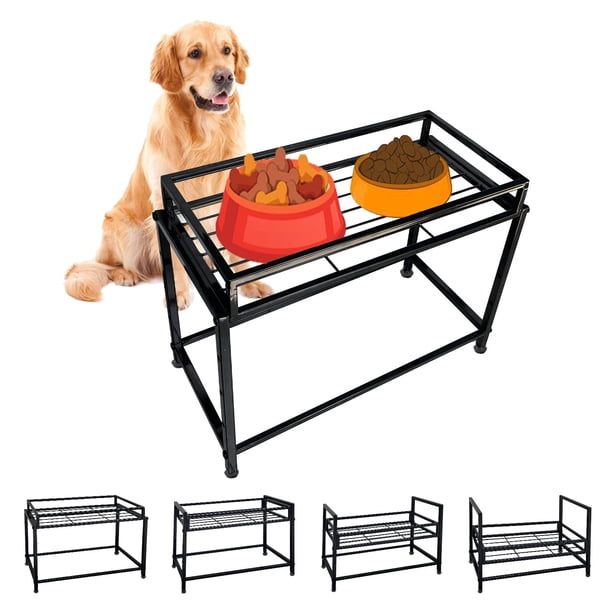 Soporte elevado para comida para perros y gatos Tookincmo, soporte elevable para cuencos para perros