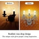 thumbnail image 4 of 10-Pack White Plastic Candle Drip Sleeves, 30mm x 100mm Tubes for Chandeliers and Wall Lights, 4 of 5