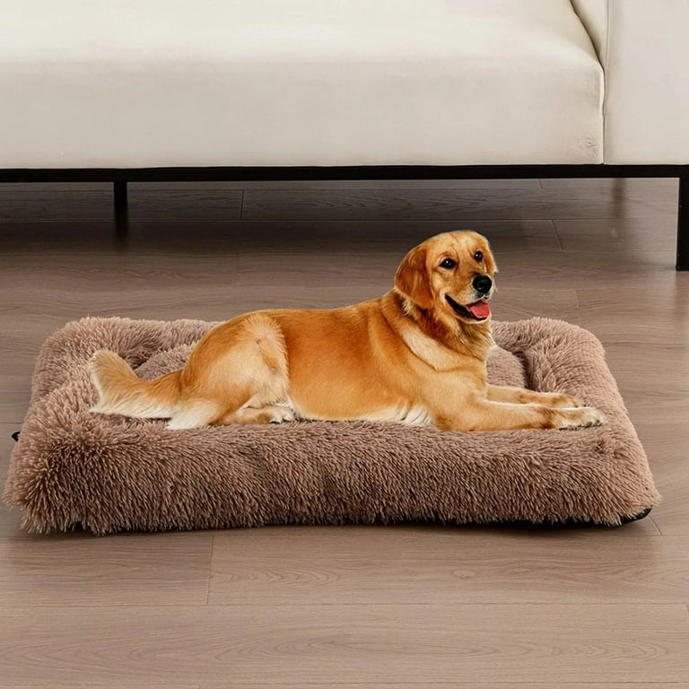 Dog Bed,Dog Mat Crate Pad,Dog Beds For Large Dogs, Plush Soft Pet Beds, Dog  Beds & Furniture,Washable Anti-Slip Dog Crate Bed For Large Medium Small