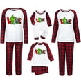thumbnail image 2 of Pijamas navideños a juego Grinch - TKing Fashion 2024 Nuevos conjuntos de pijamas navideños familiares a juego Grinch, pijamas navideños navideños para parejas, adultos y niños, 3 Meses, 2 of 4