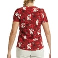 thumbnail image 2 of Scrub Star Women's Jolly Plaid Top, 2 of 5