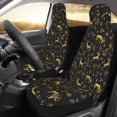 thumbnail image 2 of Sikiie Christmas Gold Deers1 Car Seat Protector 2 Pack Car Seat Cushion Mat, Car Seat Covers for SUV, Truck, Van, 2 of 7